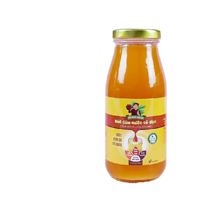 VIetnam Liquid Yellow Form Mild Sweet Mellow Flavor Health Condense Sweeteners Sugar Type Nipa Palm Syrup From Coconut Water