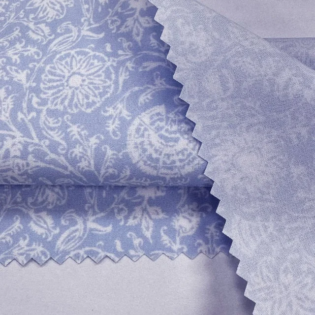 4 Way Stretch Polyester Spandex Digital Print Poplin Fabric for Shirts