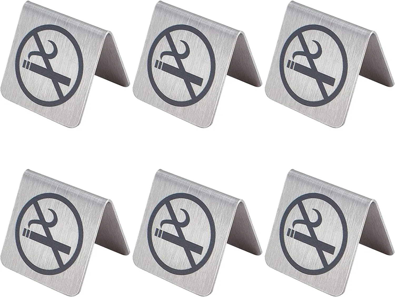 2024 Wholesale Manufacturer Stainless Steel Table Sign Stand Reserved Signage Restaurant Bar Cafe Board Customized Logo