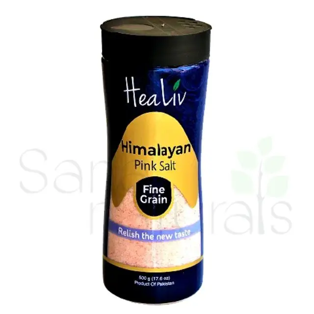 Himalayan Pink Salt Fine Grain 500gms bottle 100% Natural Premium Quality Food Grade from Pakistan
