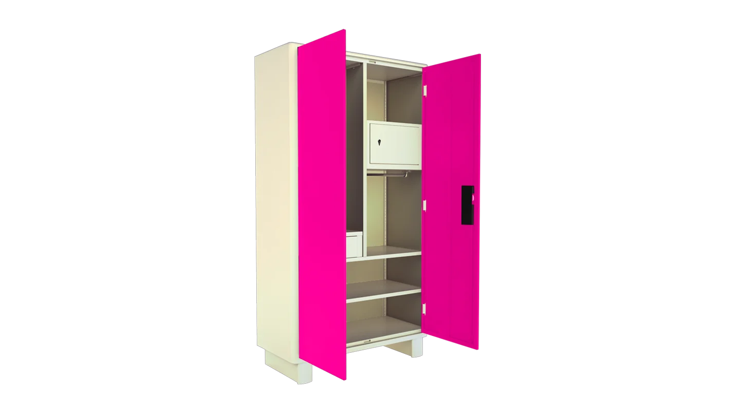 Premium Grade Steel Godrej Wardrobe H1 New Arrival Elegant Color Sliding Door Bedroom storage Cabinet Wardrobe