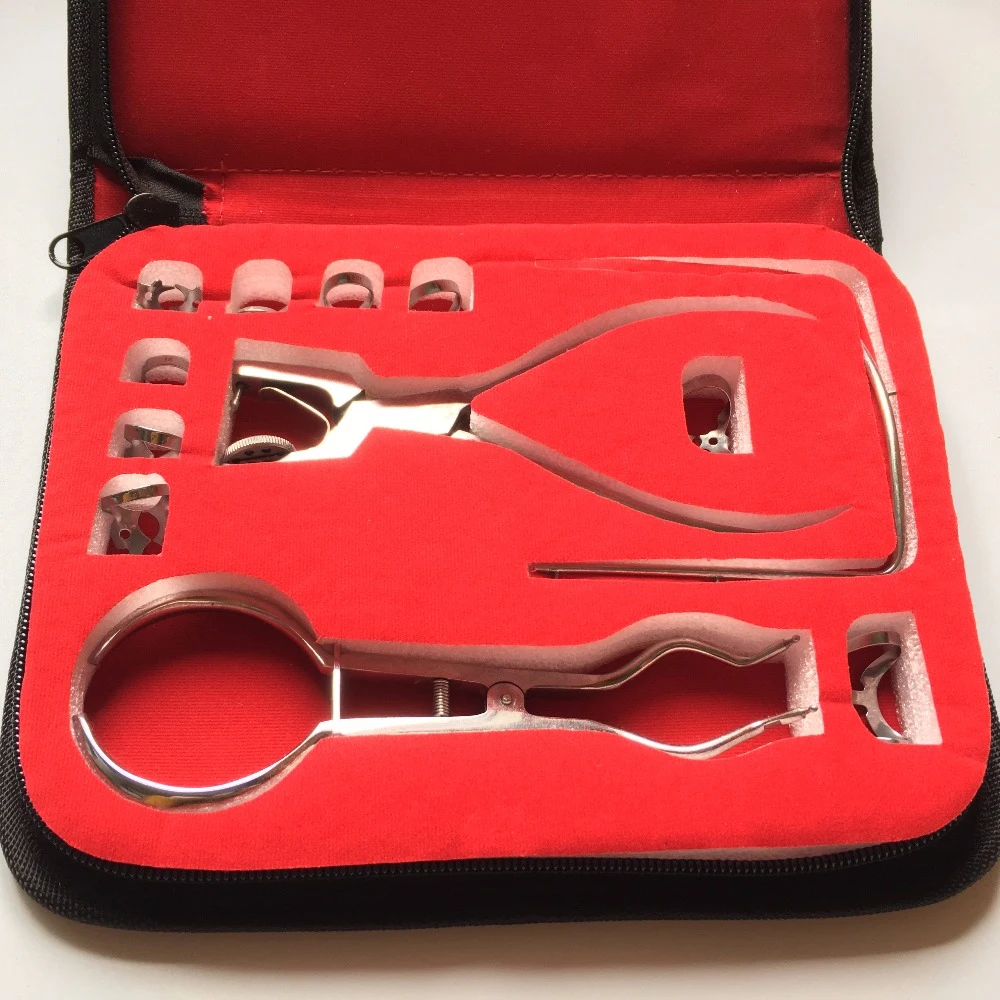 Best Selling Rubber Dam Kit Top Quality Stainless Steel Rubber Dam Clamp Forceps Dental Instruments