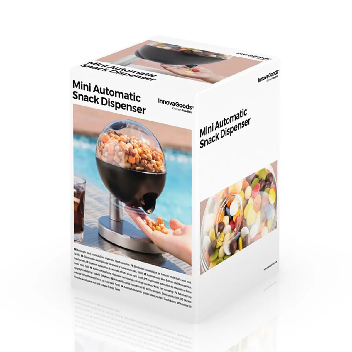 InnovaGoods Mini Automatic Candy and Nut Dispenser
