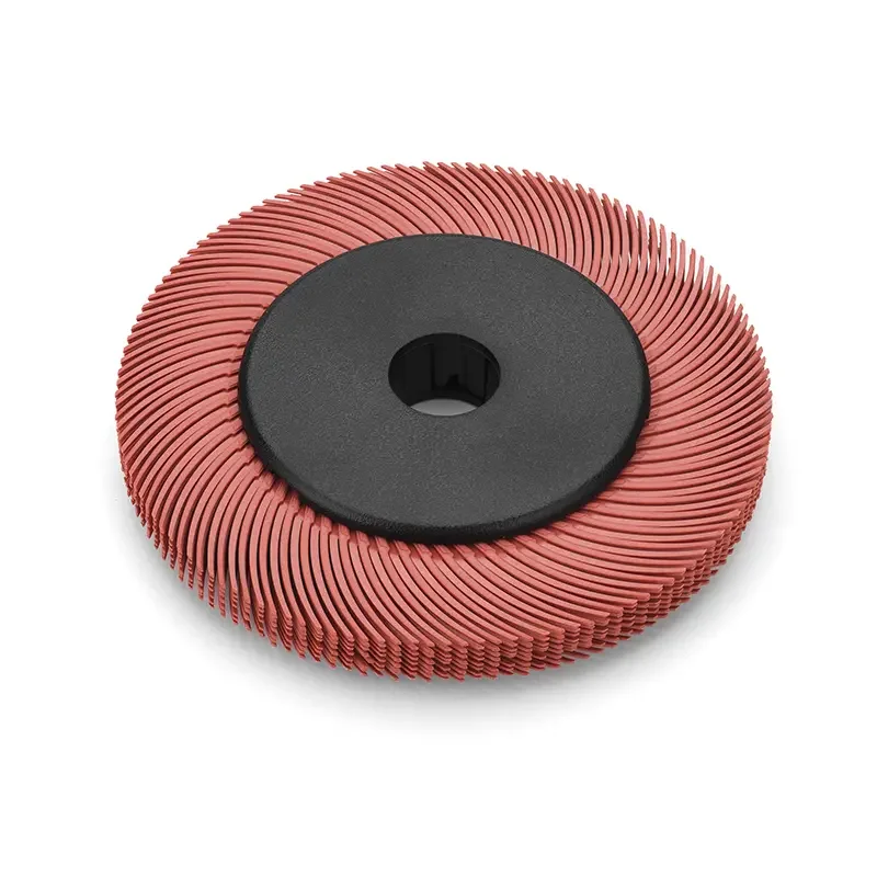 10 Pcs 6 Inch Radial Bristle Disc Brush with Adapter for Metal Polishing