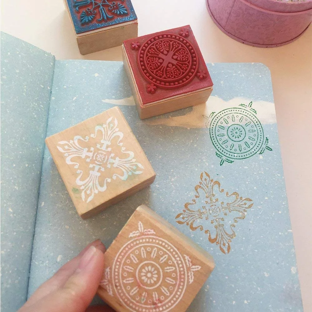 Wooden Rubber Stamp