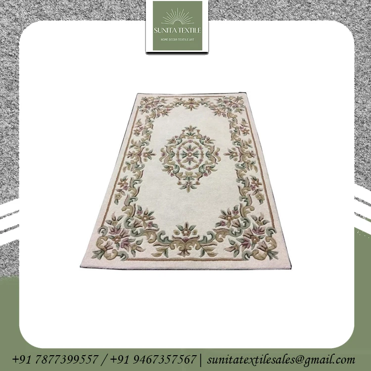 Eco-Friendly Export Quality Living Room Carpet Handcrafted  Unique Designer Living Room Carpet Hand Tufted Carpet For Sale