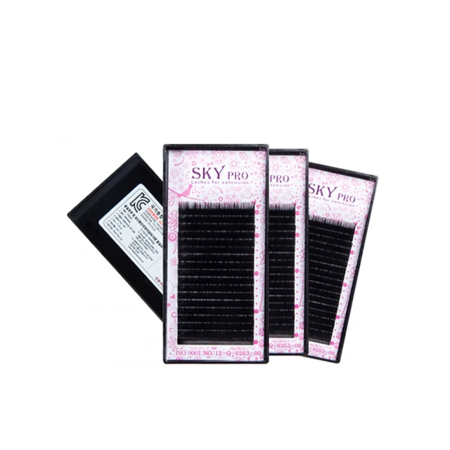 The Best Selling In Korea No lost for any lashes by high quality of double side tape and luxury Sky Lash CC Curl