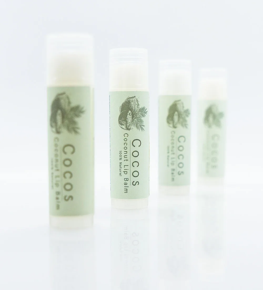 Best Seller Cocos Coconut Lip Balm Vegan Thai Skin care With Thai Organic Virgin Coconut Oil