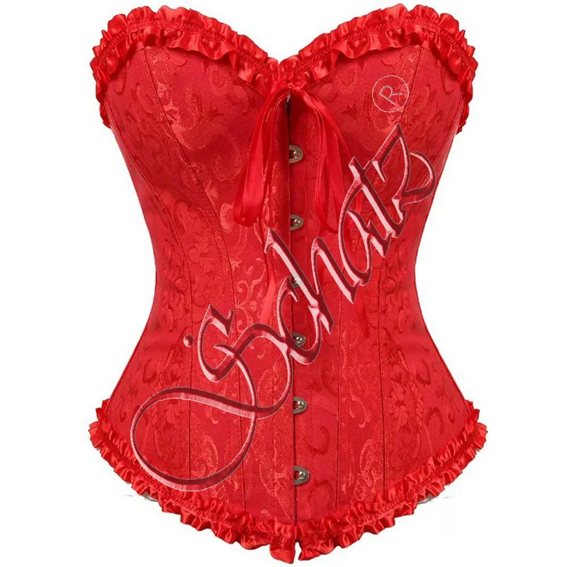 Женский атласный корсет-бюстье большого размера XS