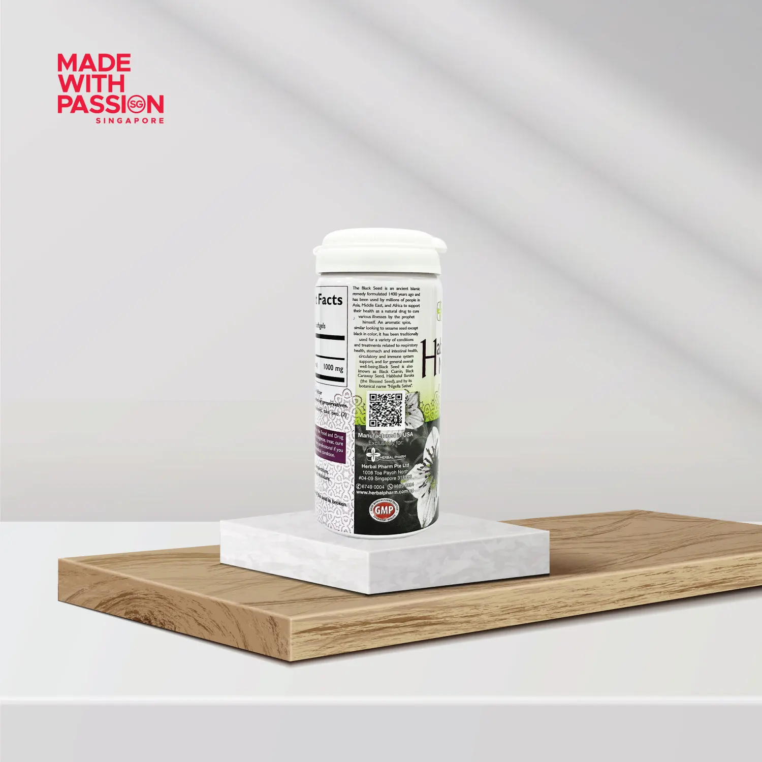 Top Grade Antioxidant Natural Halal Supplement Habbatus Nigella Sativa 60 softgel for general health well-being