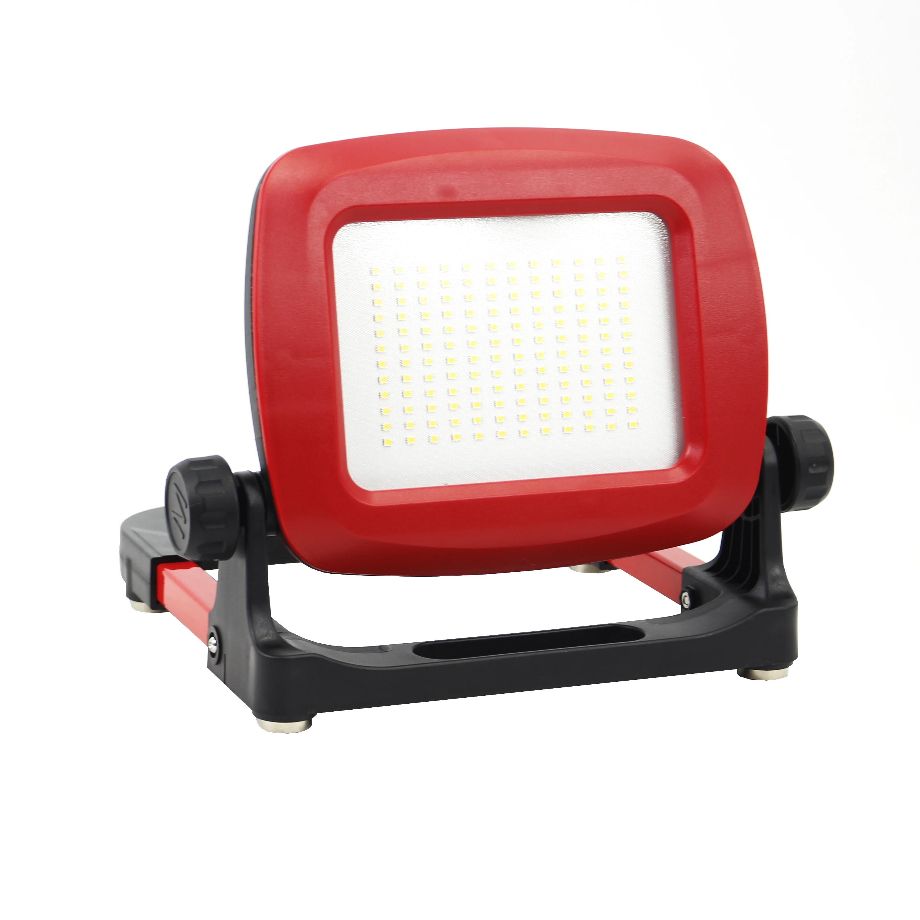 Hybrid LED Work Flood Light Compatible for Milwaukee 18v Battery Cordless 3000LM Working lamp 20V Makita tools with AC charger
