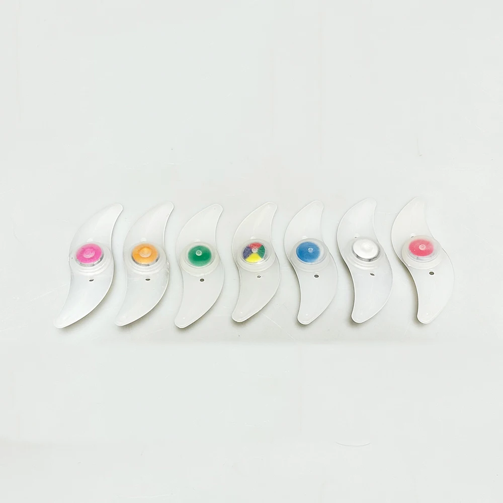 Bicycle Silicon Flashing Led Bike Wheel Lights Bike Portable Wheels Lights Willow Leaf Spoke Lights Cycling Accessories