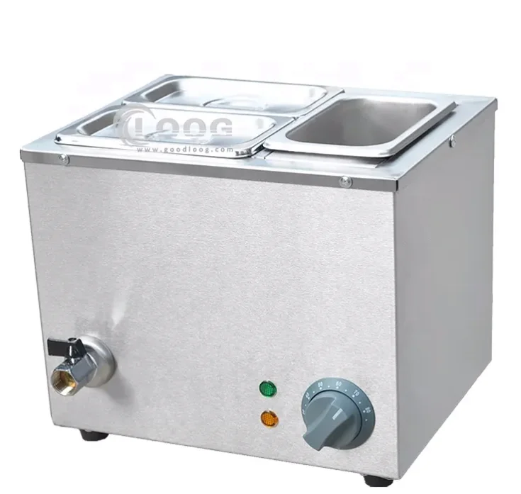 Restaurant Chocolate Warmer Stainless Steel Commercial Chocolate Melting Machine With Valve