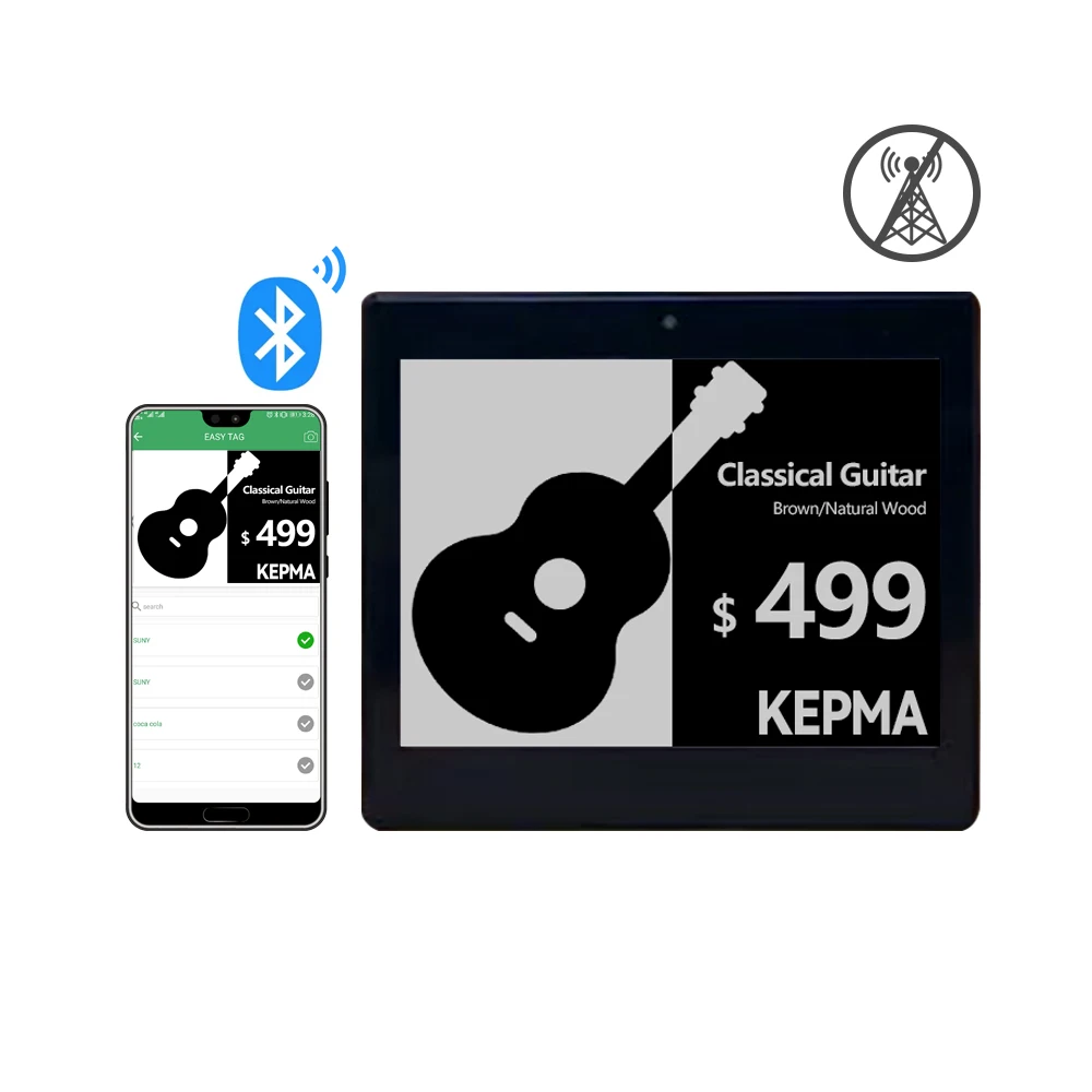 4.2 inch ble esl electronics shelf label bluetooth eink digital price display for supermarket