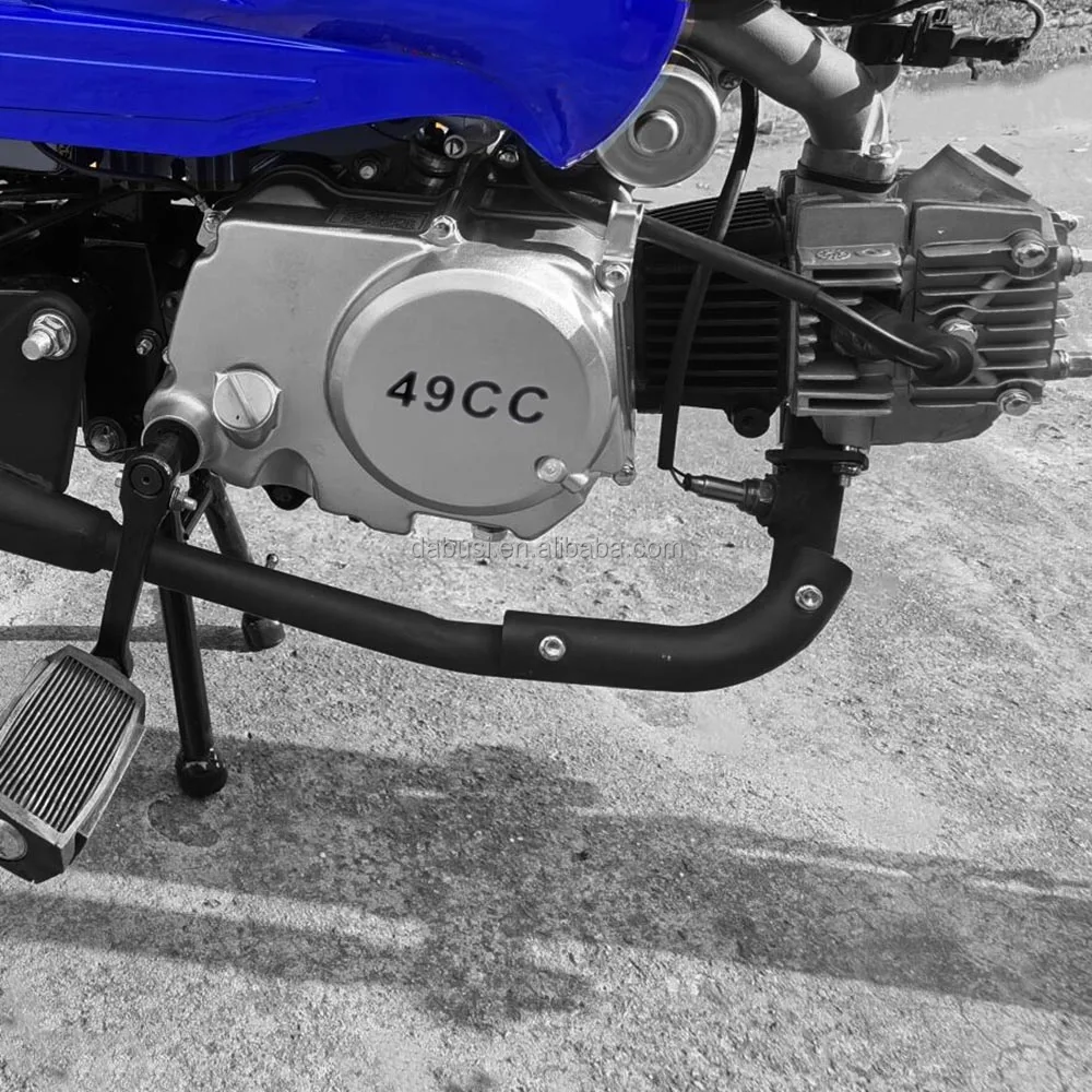 Factory high quality gas mini motorcycle scooter moped bike with pedal and wire spoke wheel for adults