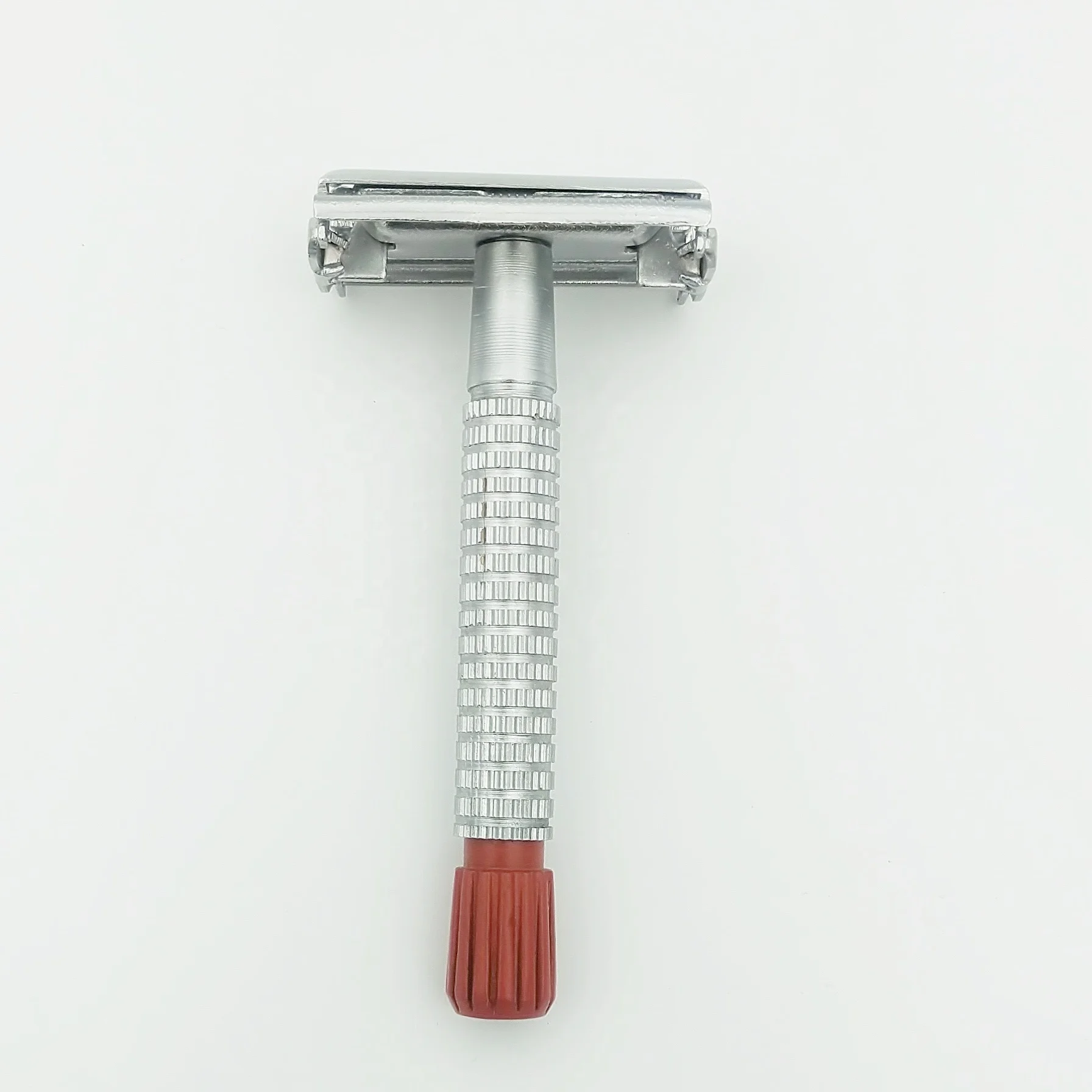 Trending Mens Traditional Classic Double Edge Chrome Shaving Safety Razor With Butterfly Head Open Short Handle Razor