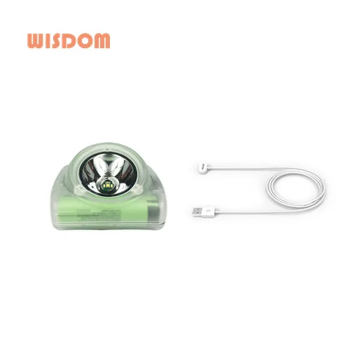 WISDOM 128g High capacity LED rechargeable mining light with USB wire
