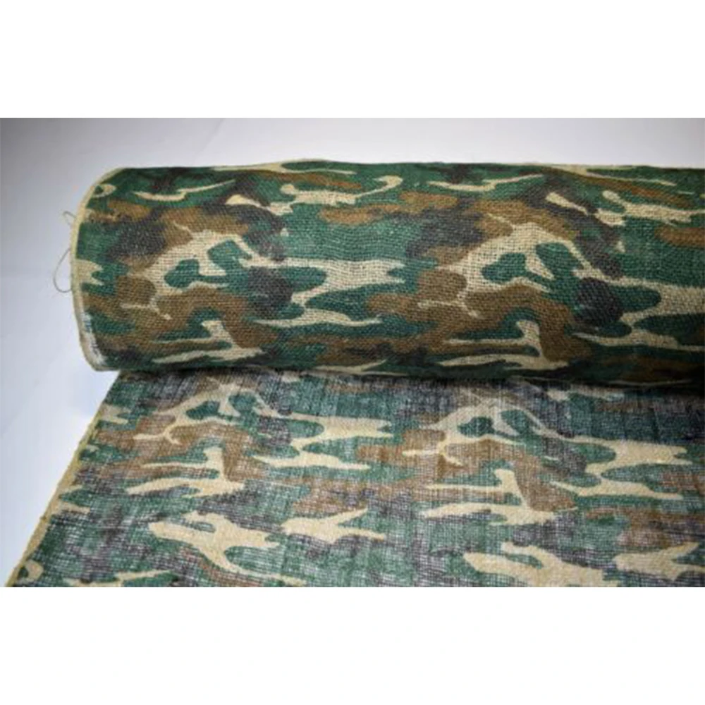 Camouflage Burlap Very Cheap Rate/Affordable Printed Foldable Manufacturer in Bangladesh