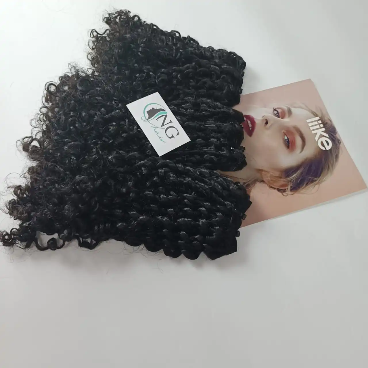 Pixie curly weft Hair Double Drawn 100% Vietnamese Human Hair No Shedding No Tangle No Chemicals Made In Vietnam