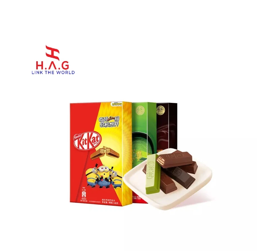 Kitkat China 146gr x 20 boxes Milk Chocolate Kitkat Chocolate Bars Many Flavor High Quality At Wholesale Price
