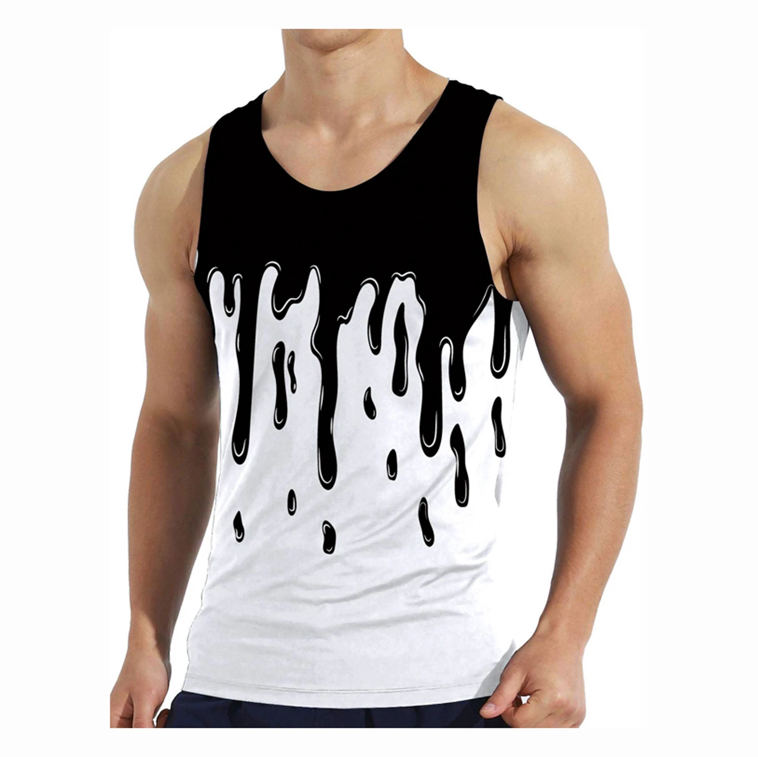 Wholesale OEM New Design Sublimation Tank Top Original Cotton Breathable Soft Sublimation Tank Top High Quality Summers Tank Top