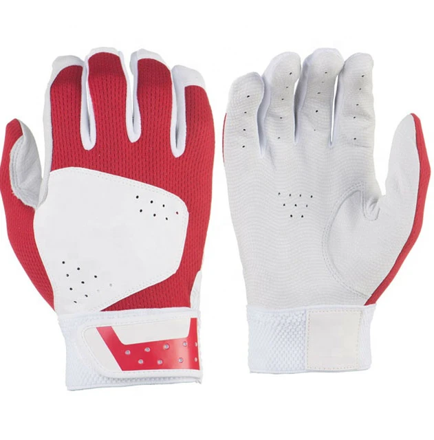 Genuine Leather Baseball Batting Gloves Adult Youth Bat Glove Professional Softball Custom Made Glove