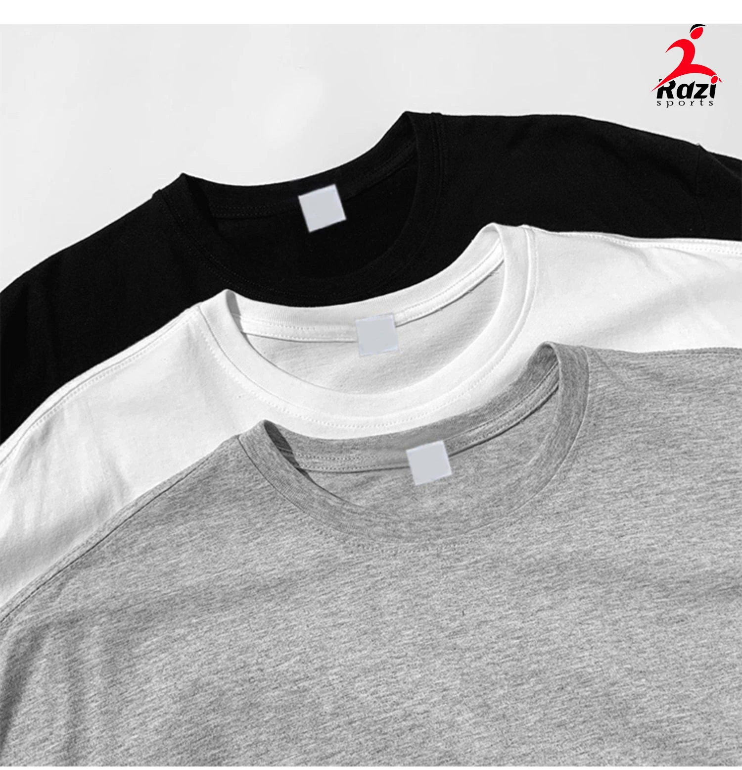 2024 Custom t-shirts 100% Cotton Pullover Men white t shirt Casual summer wear Customized Embossed Tee shirts best quality