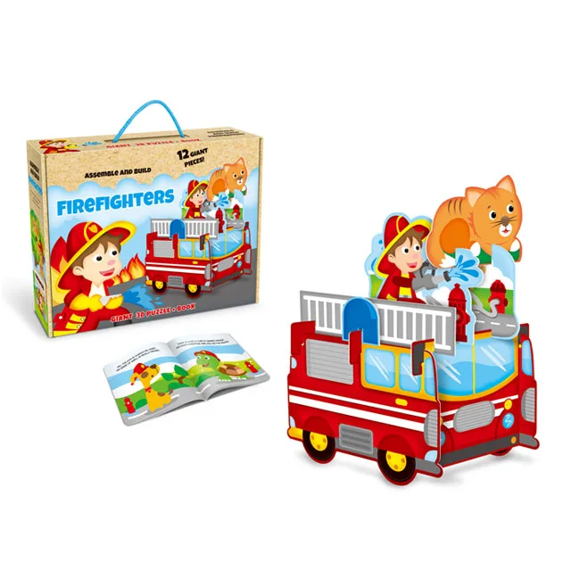 3D Puzzle Gift Set Colorful Car Jigsaw Puzzle Fun Educational Art Toy Creative DIY Project Kit for Stimulate Learning