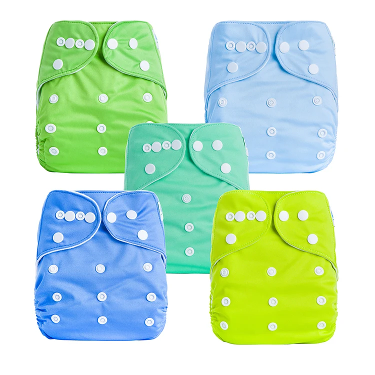 Ananbaby Preflat Low MOQ Adjustable Cloth Diapers Washable Reusable Custom Baby Cloth Diaper