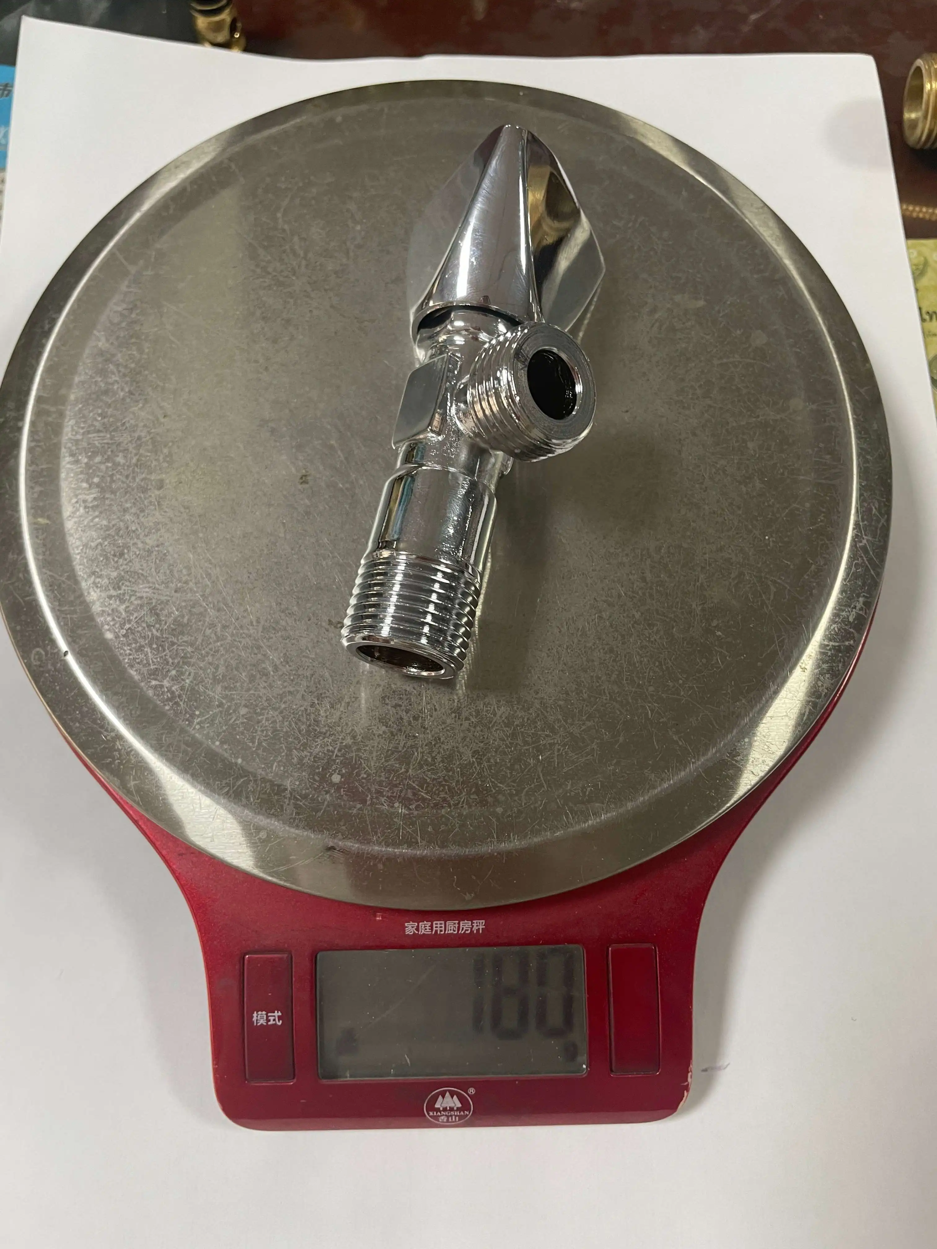 Factory direct brass chrome angle valve 1/2 for bathroom accessories