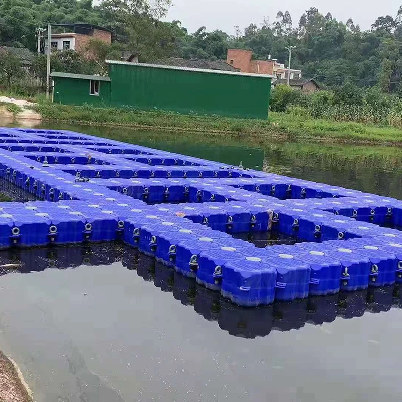 Hdpe Standard size 50*50*40cm plastic float  water platform diverse shapes boat dry dock
