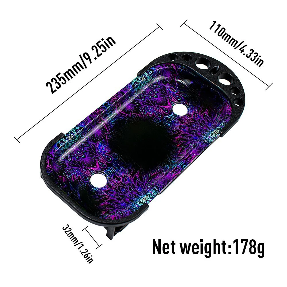 New Cartoon Printed Metal Tray Smoke Herb Tray Set Smoking Rolling Tray with Roll Cone Filling Function