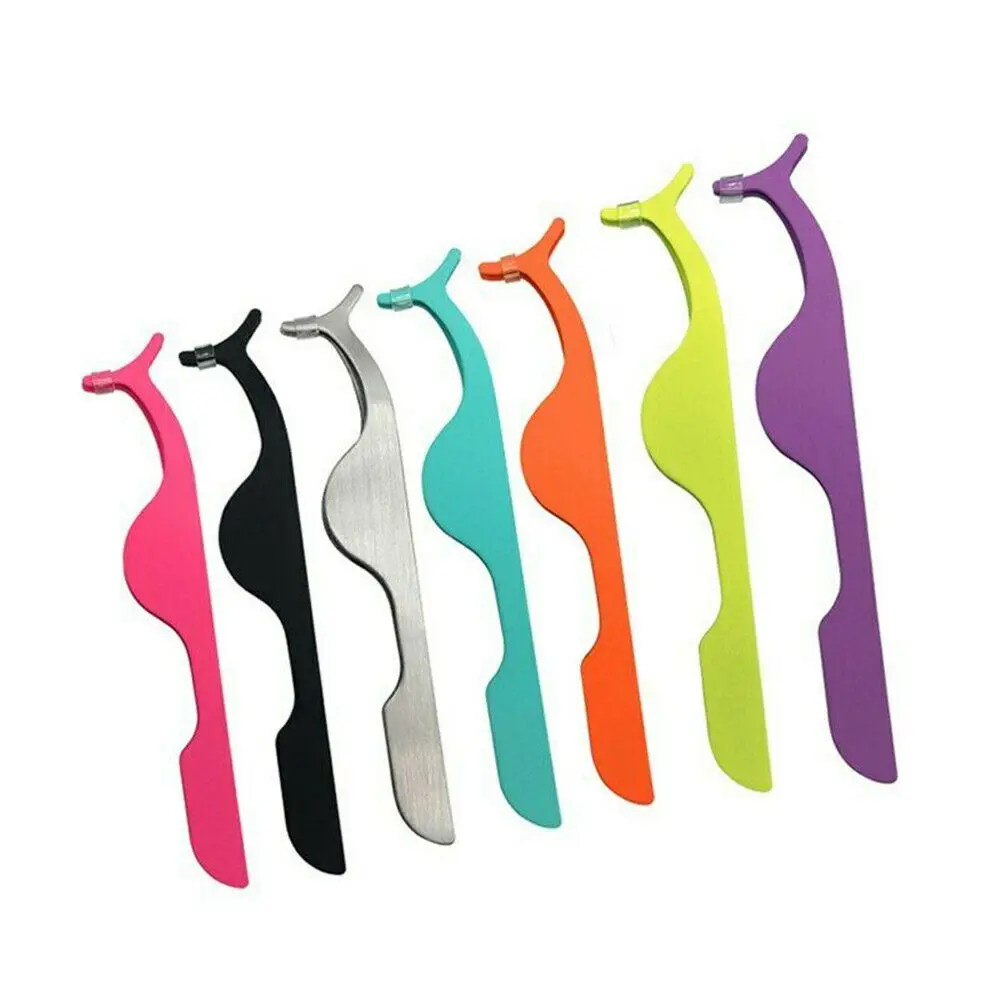 False Eyelashes Clip EyeLash Tweezers Applicator Eye Lash Aid Tools Extension Tweezers Cosmetic Tool