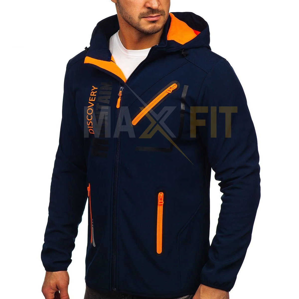 Men Premium Quality And Latest Design Adjustable Cuff And Waist Men Wear Soft Shell Jackets By MAXFIT ENTERPRISES