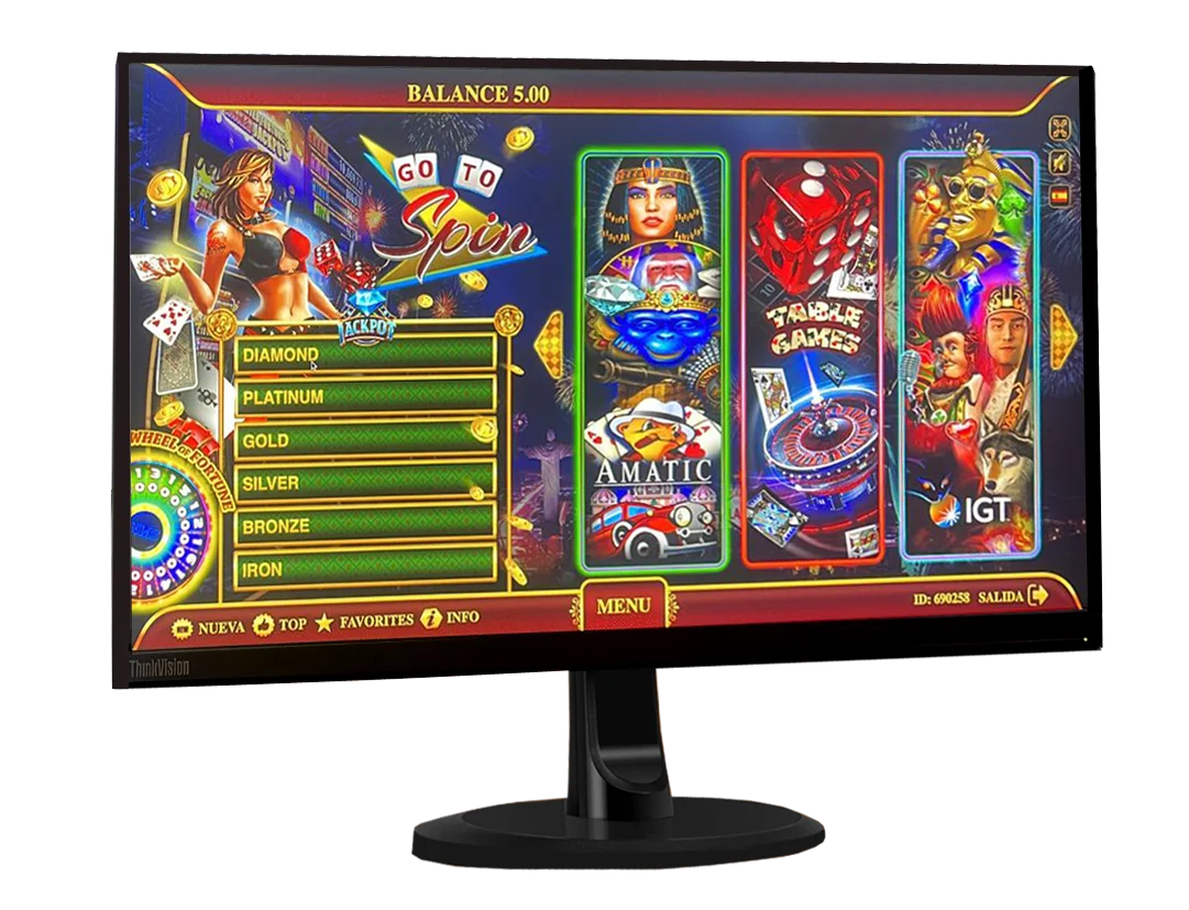 Customised design Coin Operated slot machine in casino