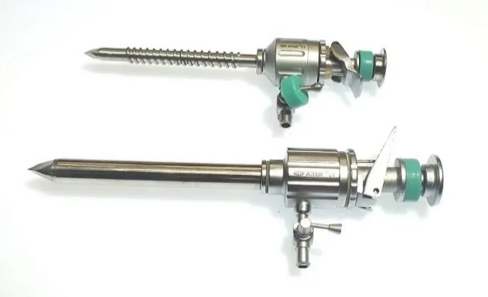 Laparoscopic Instruments 5 mm Spiral Trocar for Surgical Laparoscopy Hand Instruments Endoscopic Surgery