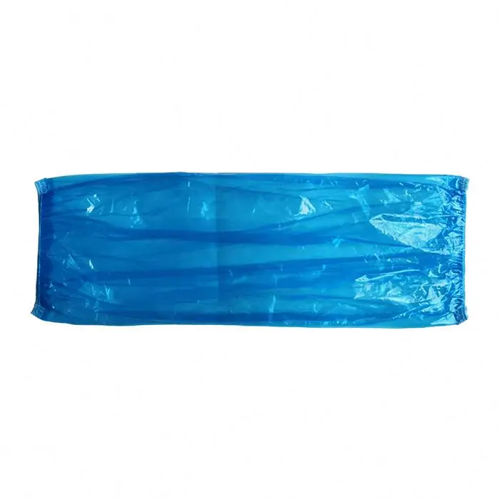 oversleeve on hands Polyethylene Ldpe Plastic Arm Disposable Pe Sleeve Cover With Elastic Cuff