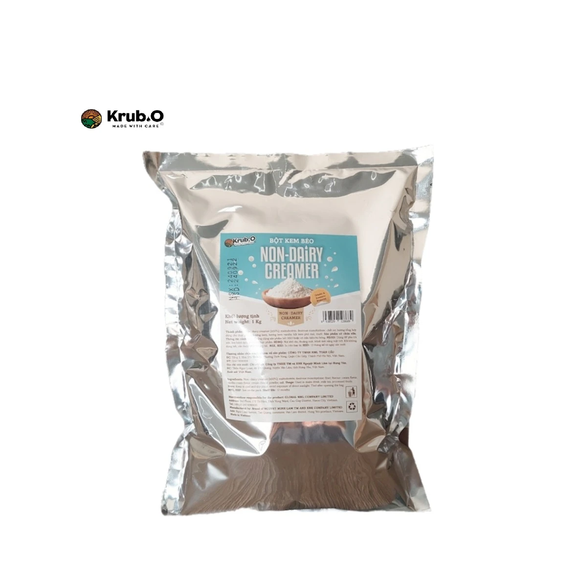 Fat Cream Powder Krub.O -  High-class Non Dairy Creamer- 1Kg Instant Full Cream Milk Powder For Sale