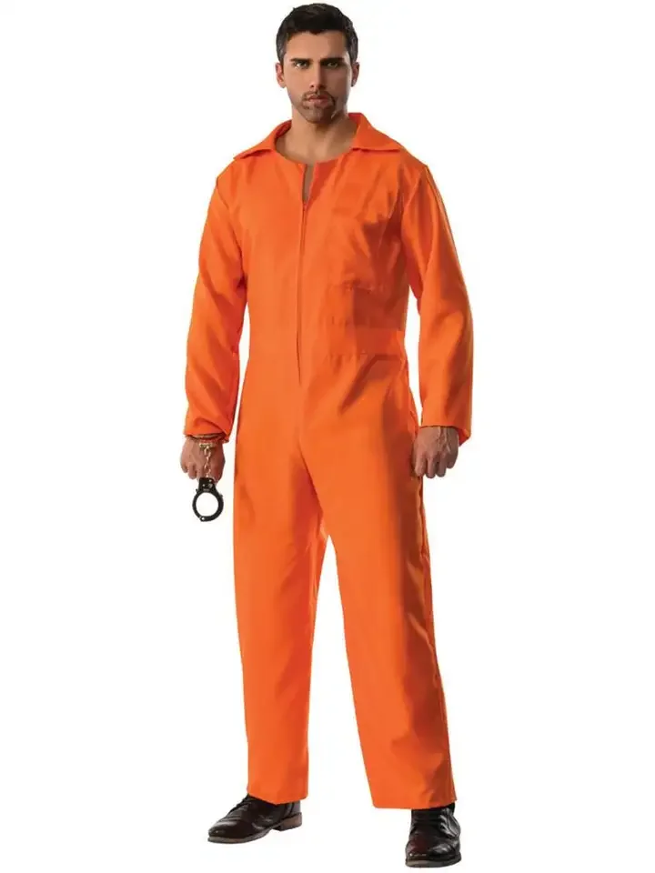 Premium Quality Cotton and Polyester Fabric Prison Clothing Uniform for Men with Customization of Logo Printing Color and Design