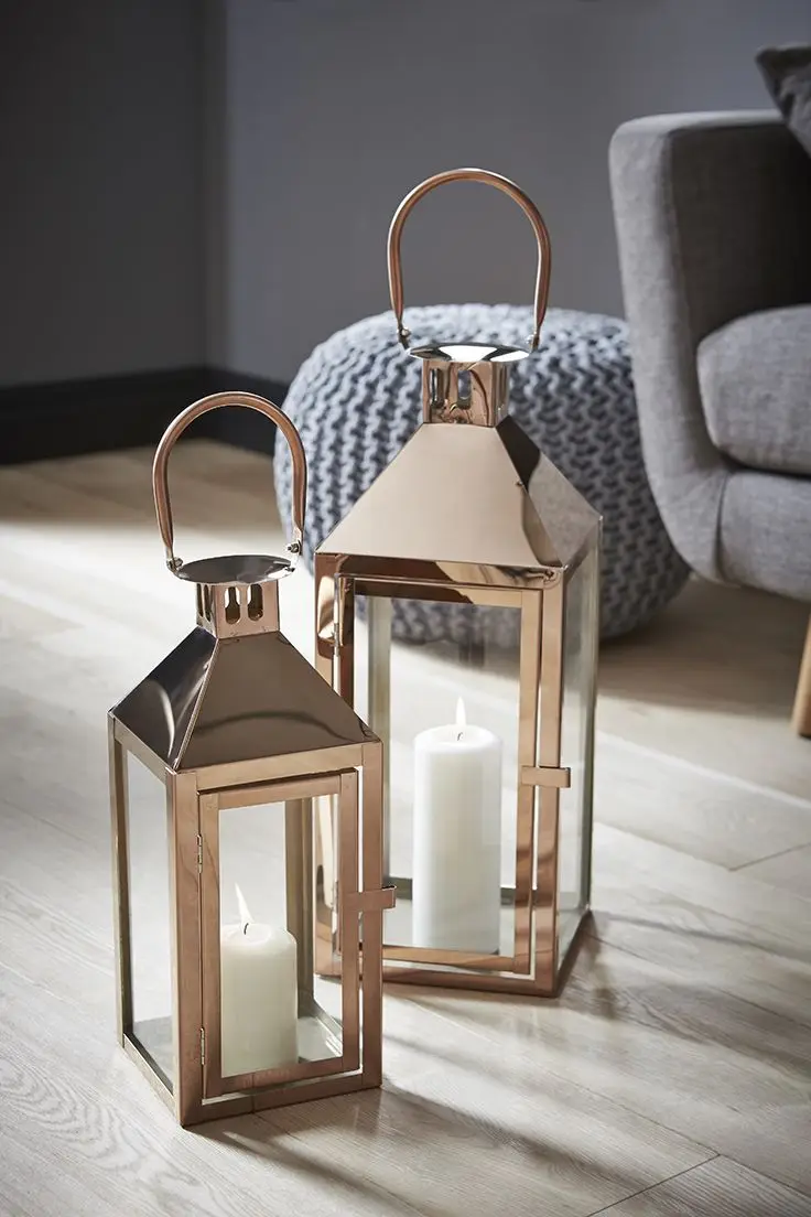 Brooks Cross Bar Steel & Glass Lanterns Hanging Outdoors Indoors Wind Lantern Light Holder Eid Mubarak Lamp Ornaments Decoration