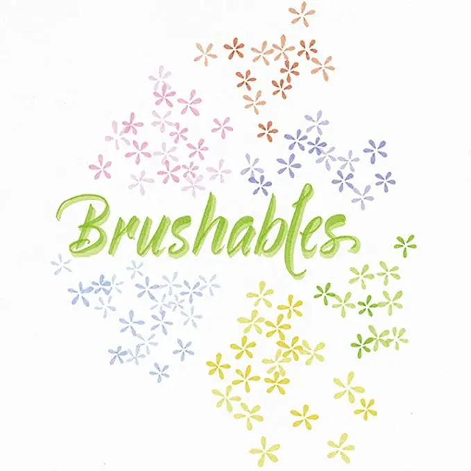 Kuretake ZIG MEMORY SYSTEM BRUSHABLES 6 colors set MS-7700/6VPA Made in Japan