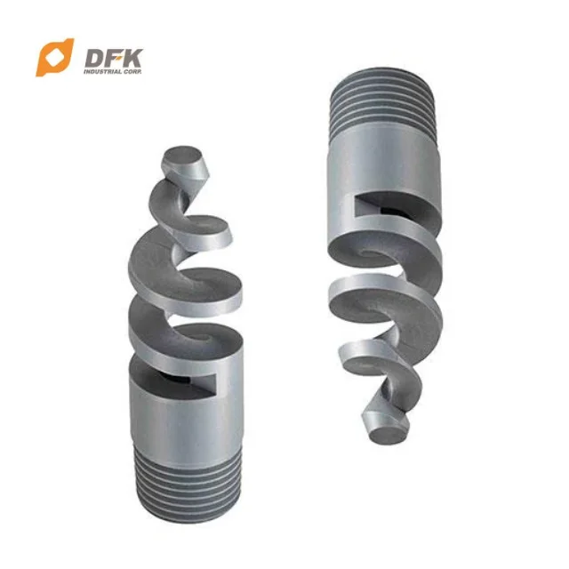 UPVC PEEK Spiral Spray Single Fluid Plastic Nozzle