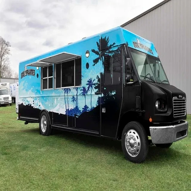High Quality New Mobile Food Truck Restaurants Bakeries Wineries Snack Food Factories Corn Wheat Soybean Vegetable Processing