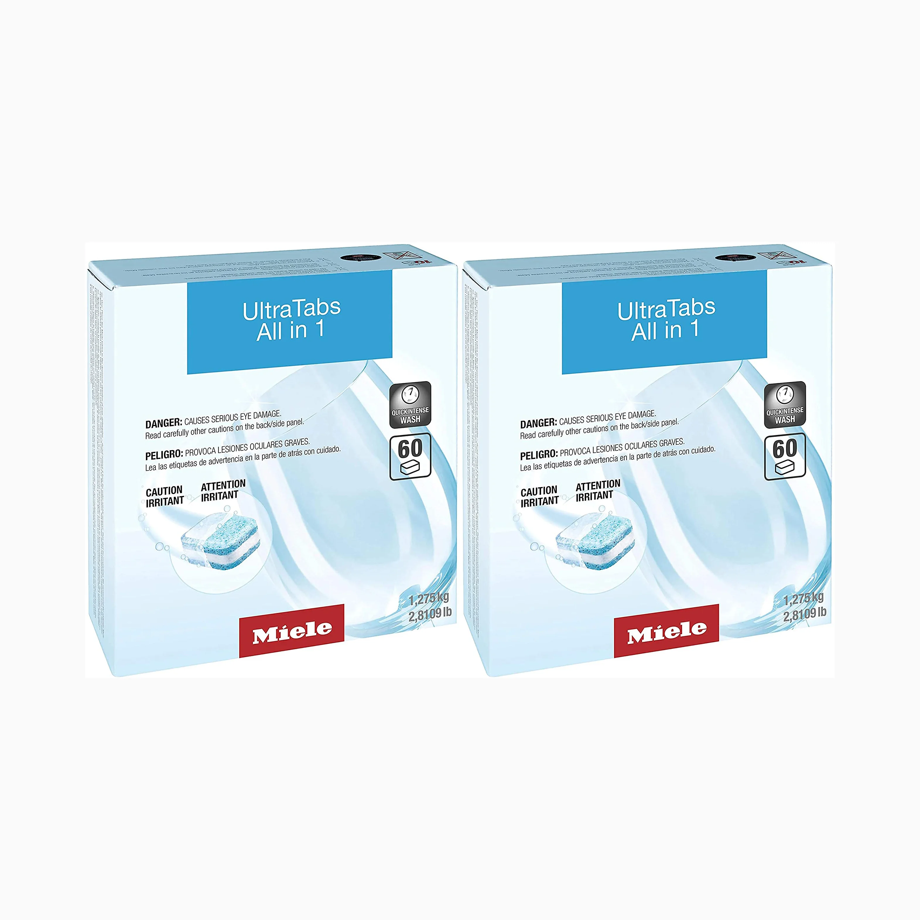 UltraTabs All in 1, 60 tabs for best cleaning results in Miele