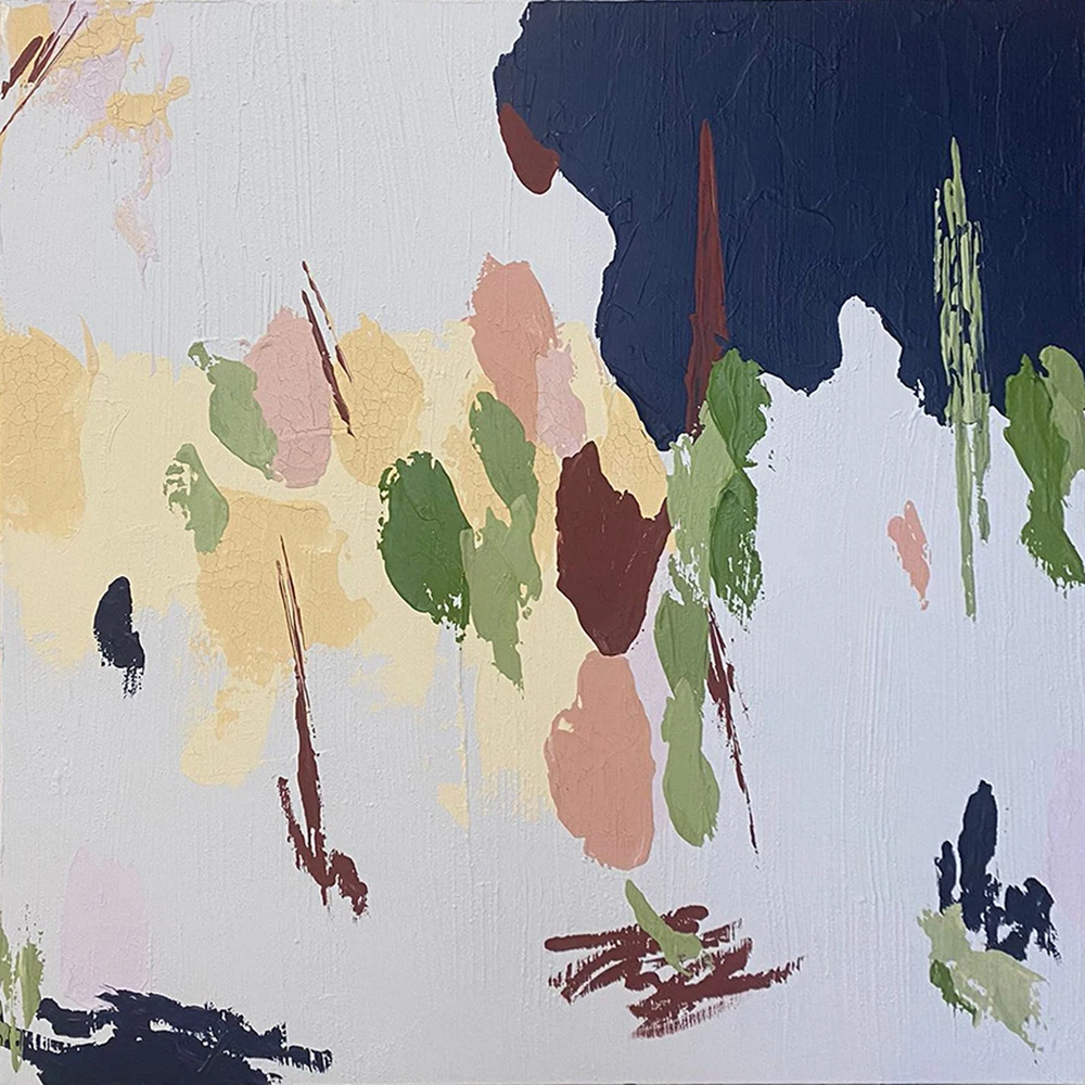 Handmade Gold Wall Art Abstract Oil Painting on Canvas Custom Size Home Decor Wall Hanging for Hotel Living Room Portrait Style