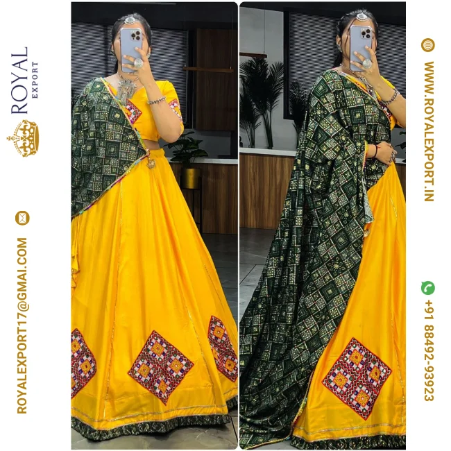 New Exclave design Navratri Chaniya Choli Collection In Wholesale Rate By Royal Export Surat