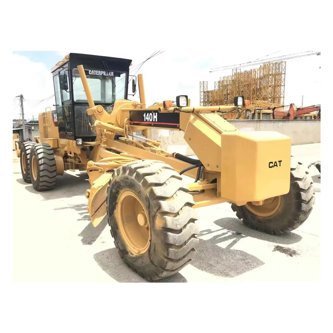 Used motor grader Caterpillar 140H high productivity construction earth-moving equipment CAT140H for sale reliable performance