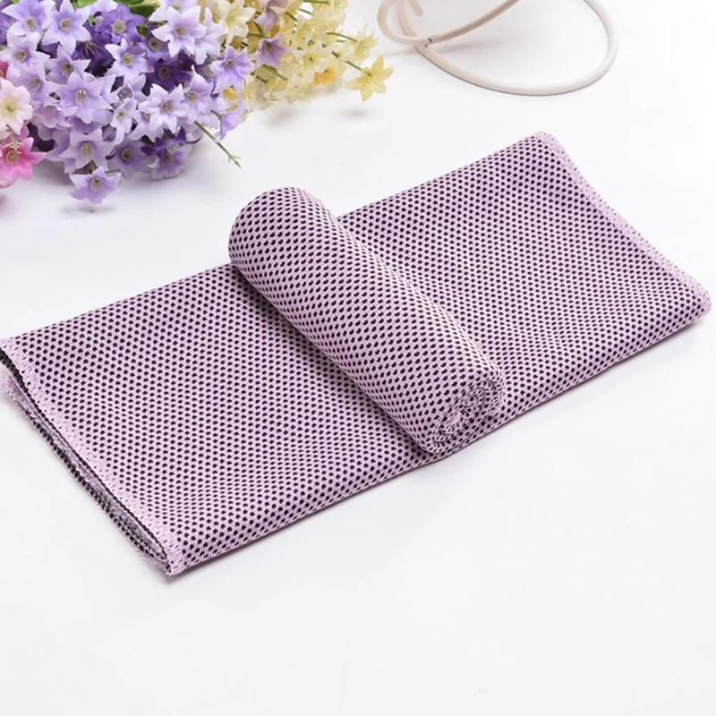 High Quality Summer Sports Cooling Magic Ice Towel Quick Drying Gym Towel for Fitness Cool Print Design