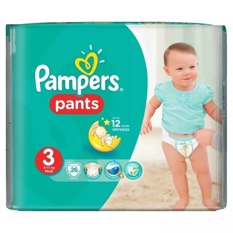 Pampers Baby Dry Size 8 Sample 5x Diapers All New Size Imported Pampers 8