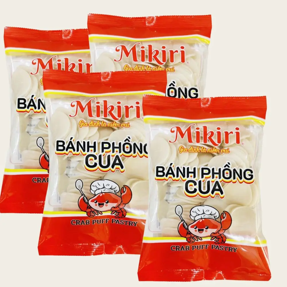 Menu Holiday Quality Crab Puff Pastry Weight 200 g Cooking Fried 5-10 minutes Use as Snacks, Fast Food or Mixed Salad, Cracker